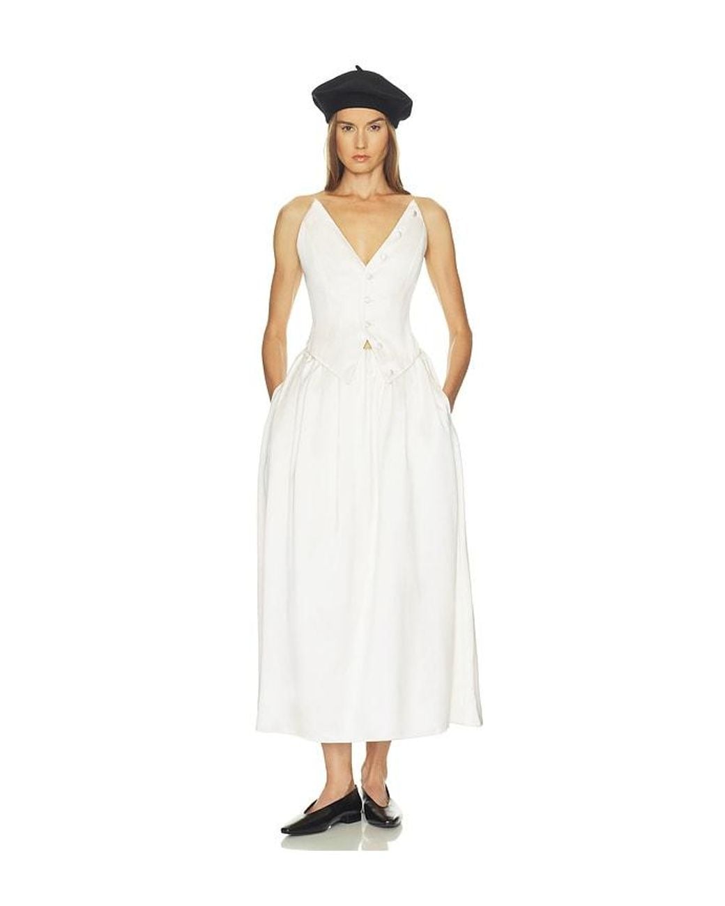 Helsa White Gala Skirt