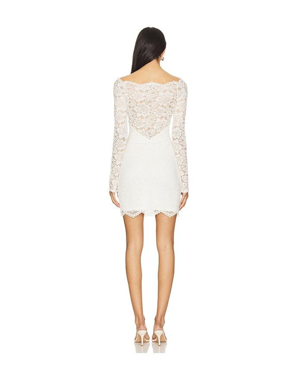 House of Harlow 1960 White X Revolve Romy Mini Dress