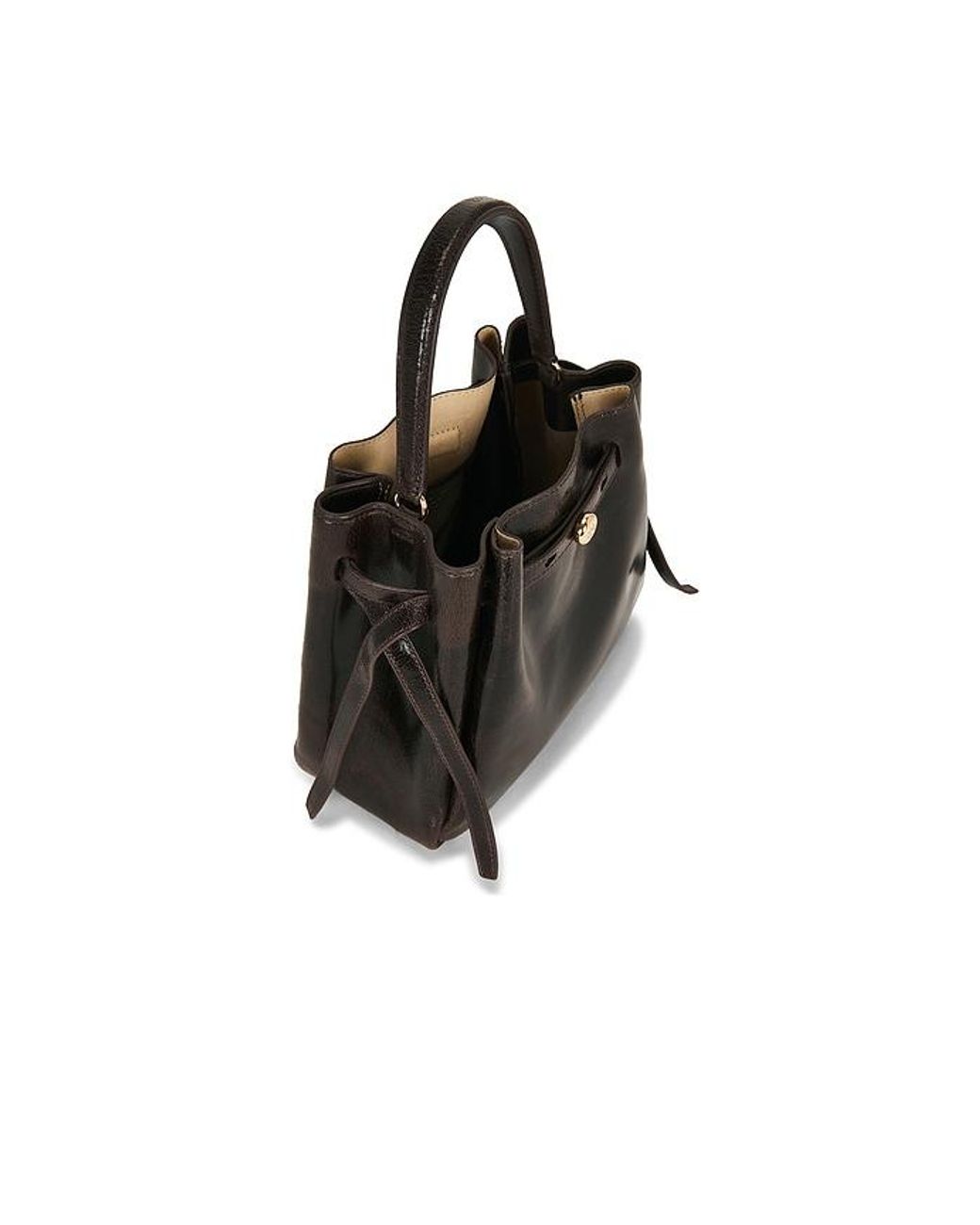 Tory Burch Black Romy Distressed Bucket Bag