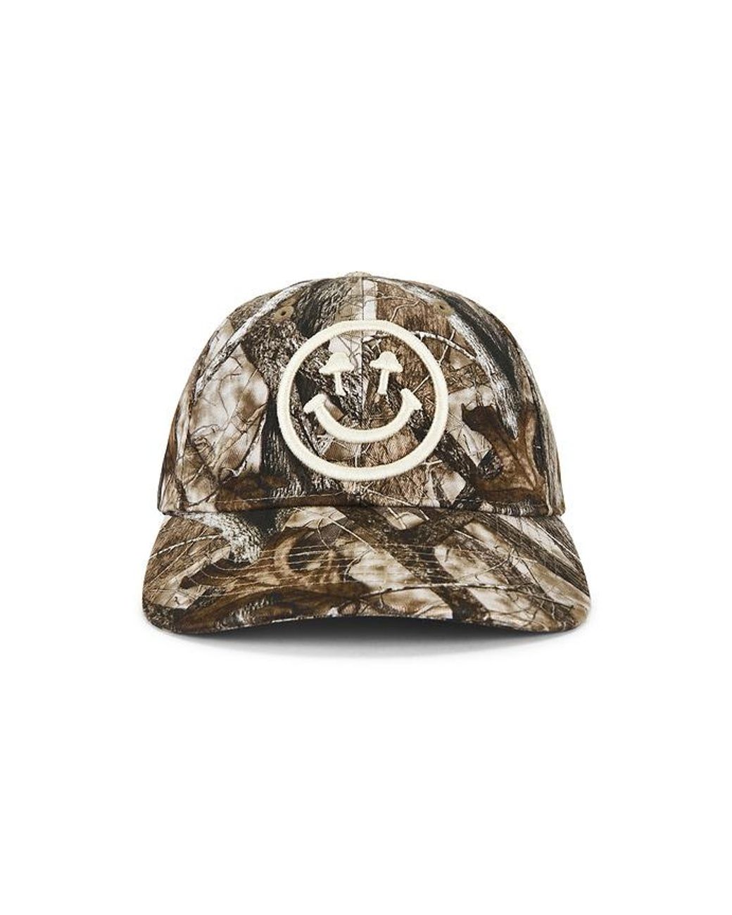 Happy Caps Natural Classic Logo Dad Hat