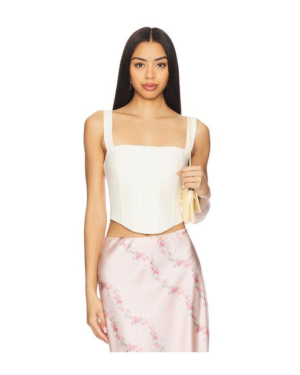 MAJORELLE White Esme Top
