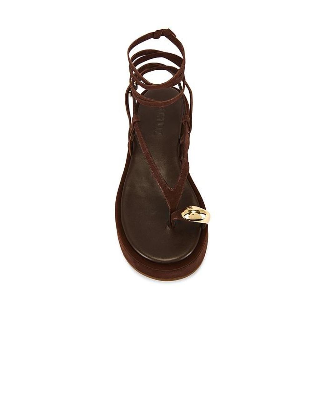 SCHUTZ SHOES Brown Zadie Platform Sandal