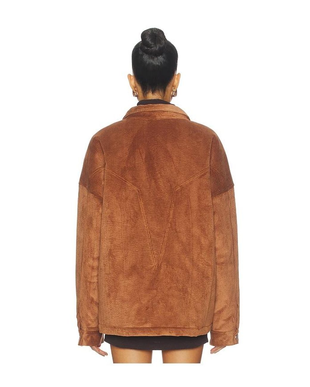 Gcds Brown Corduroy Overshirt