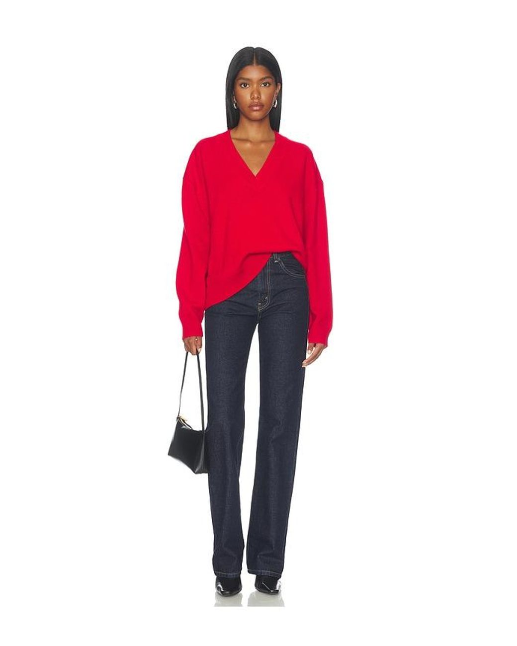 Anine Bing Red Lee Sweater