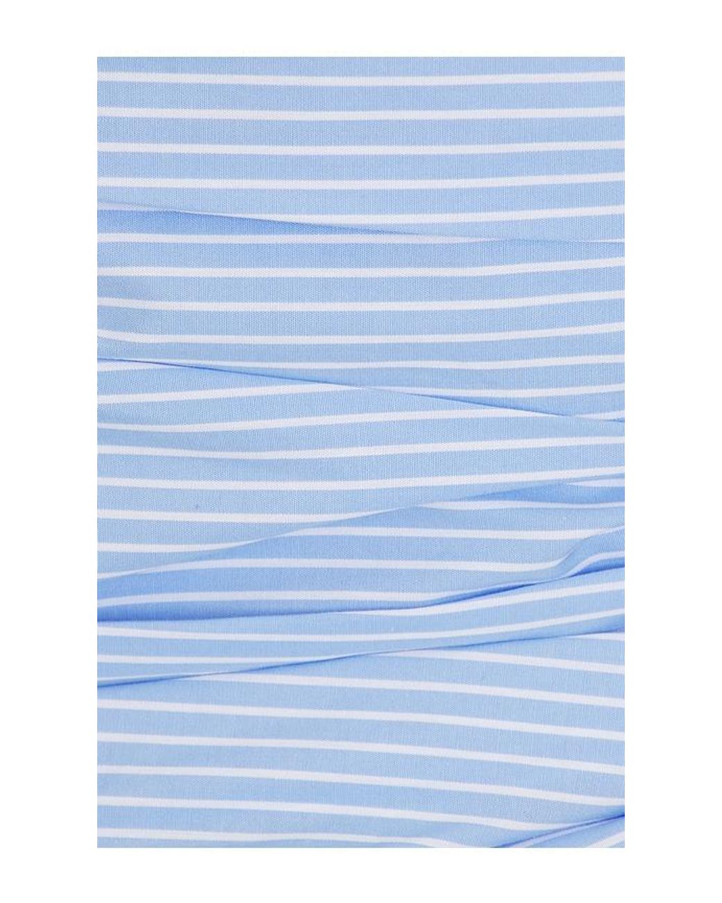 Jonathan Simkhai Blue Emerson Ruched Bustier Top