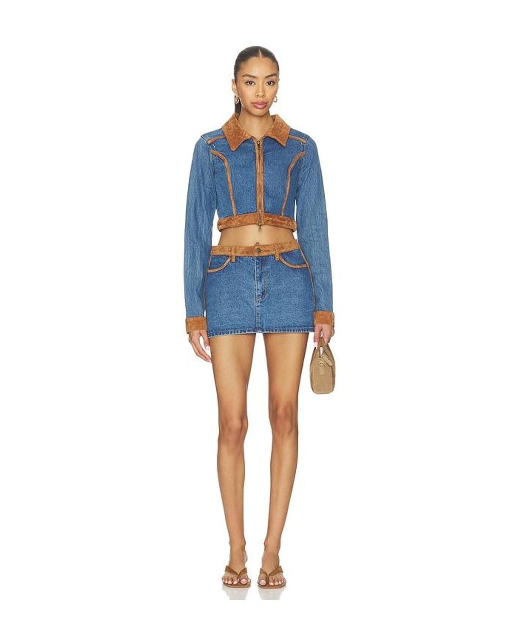 Show Me Your Mumu Blue Dawson Skort