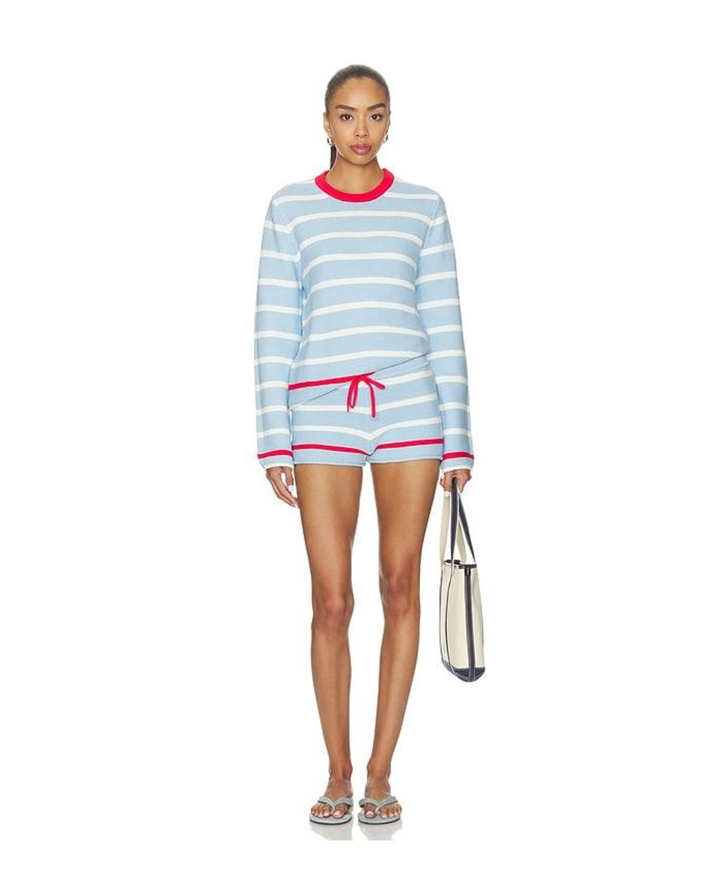 Solid & Striped Blue The Hudson Sweater