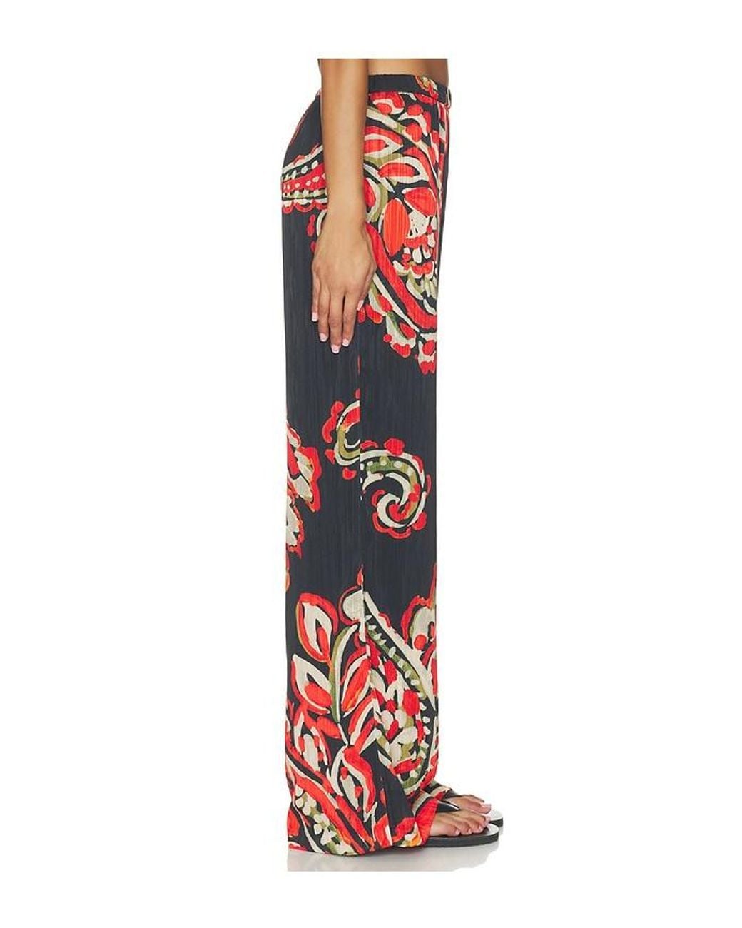 Amanda Uprichard Red Mariko Pants