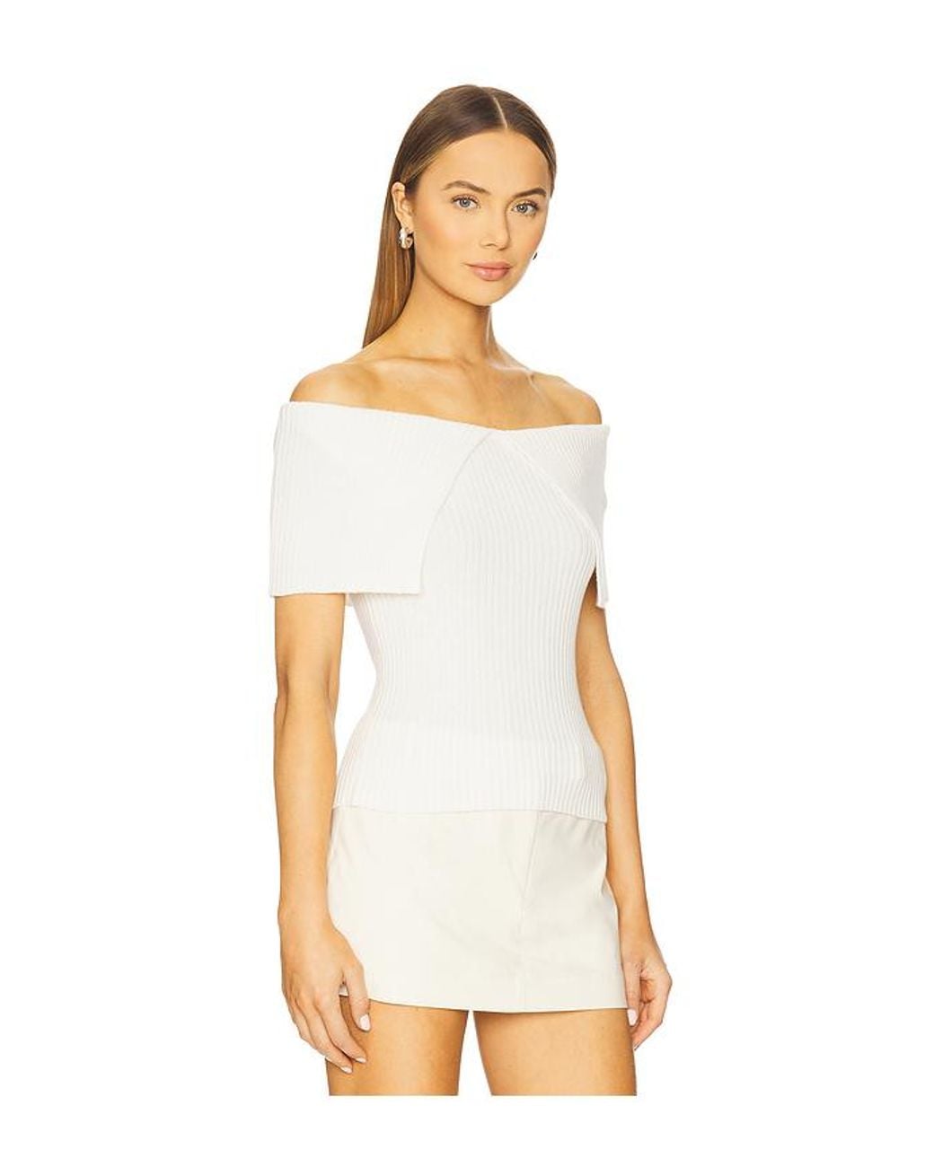 NAADAM White Luxe Cotton Silk Top