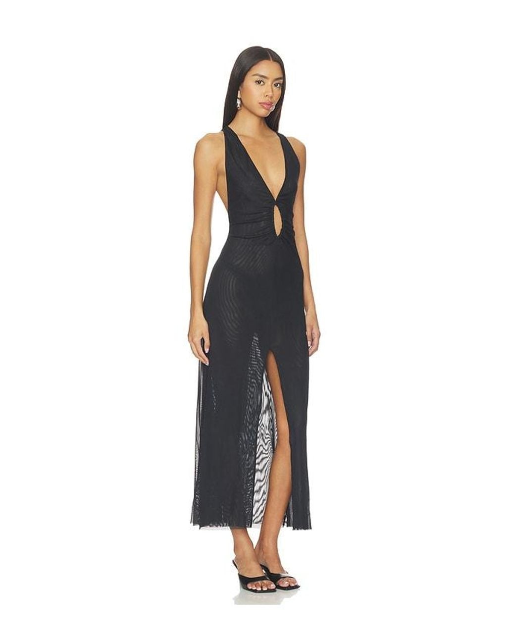 ViX Black Aimee Midi Cover Up