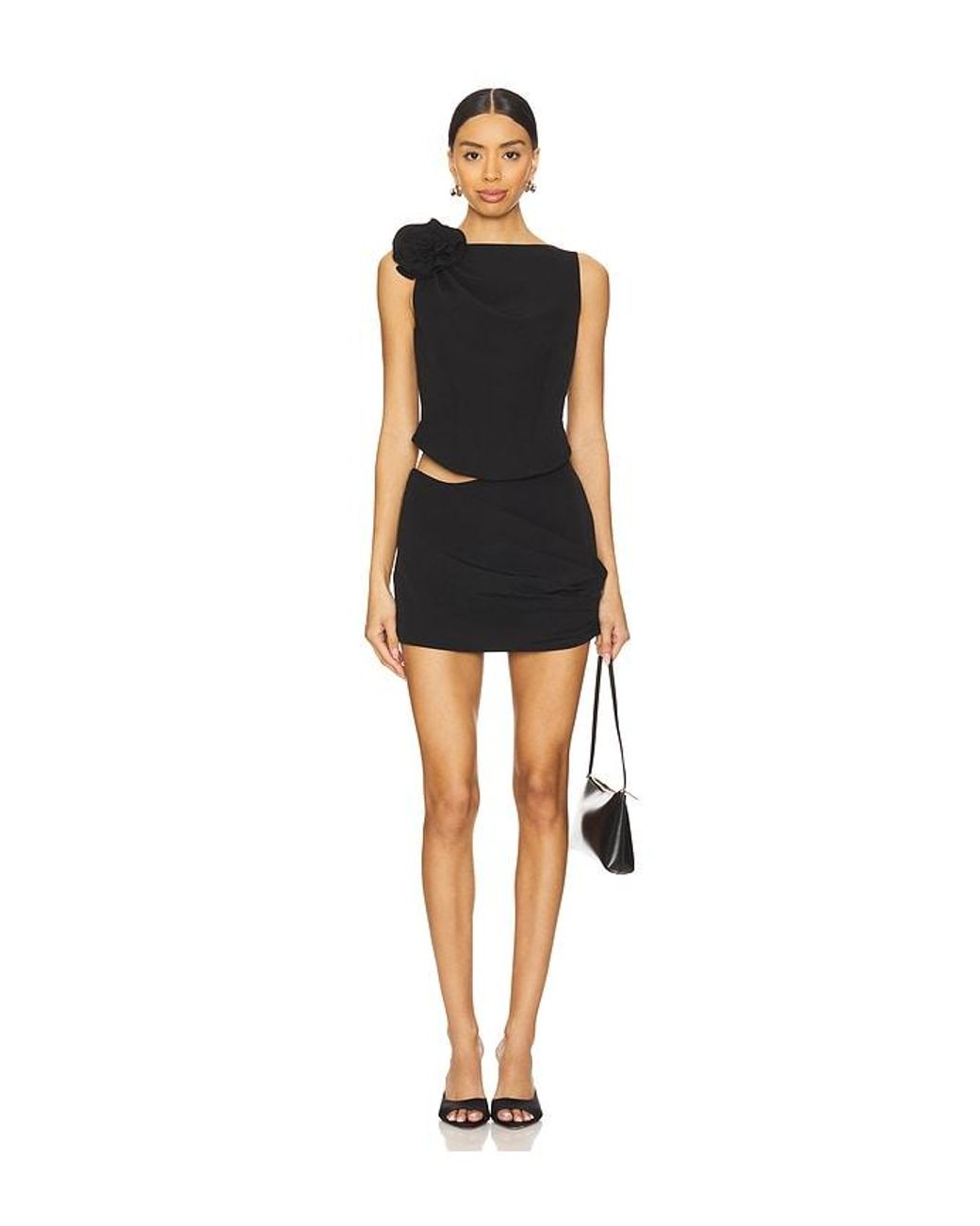 Lovers + Friends Black Chamonix Skort