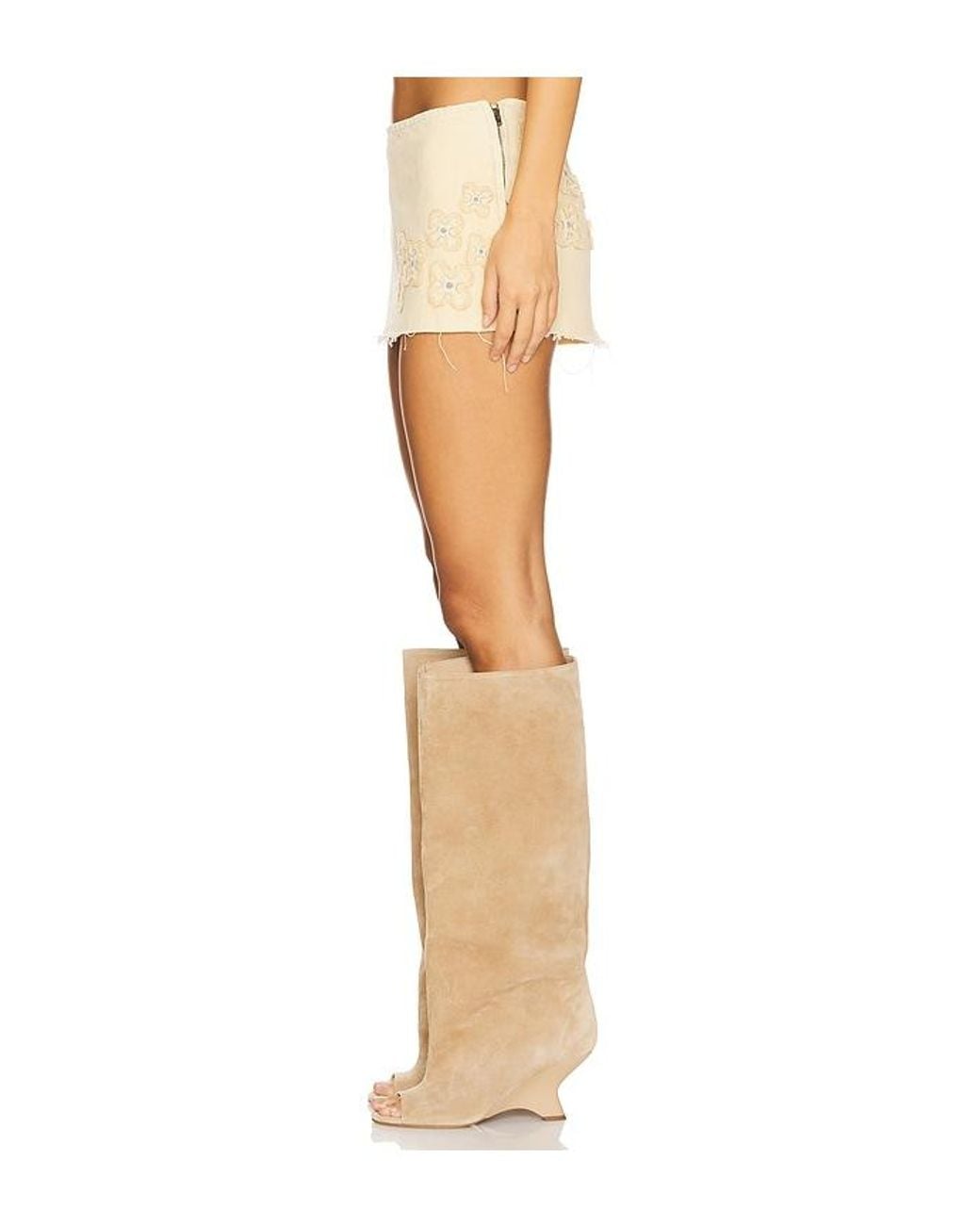 I.AM.GIA White Fauna Skort