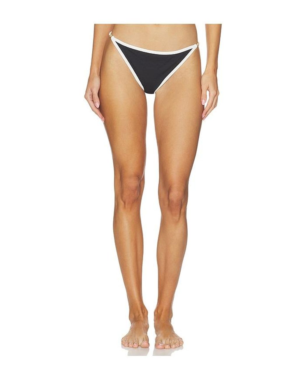 L'Agence Blue 'Agence String Hipster Bikini Bottom