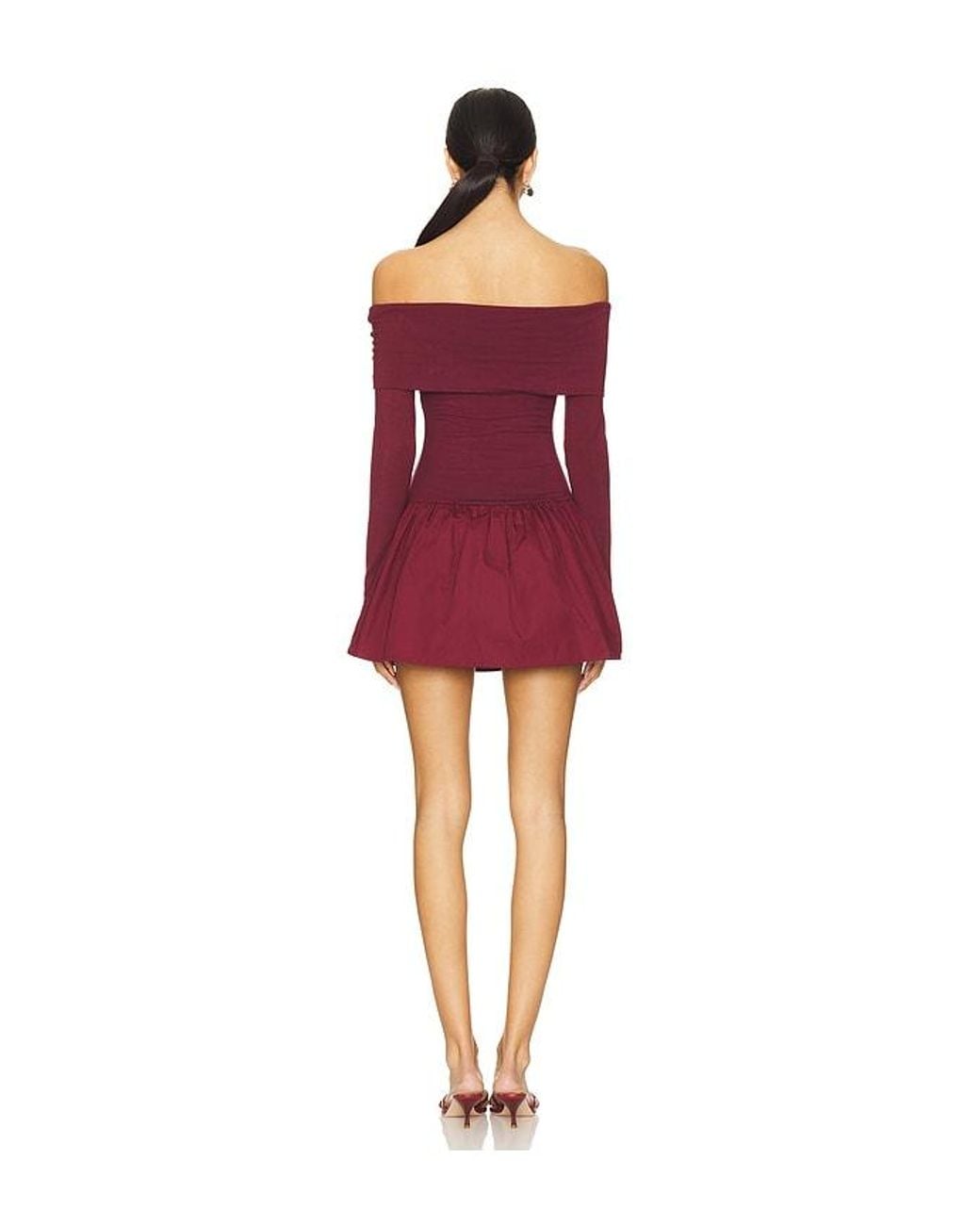 ALL THE WAYS Red Madley Mini Dress