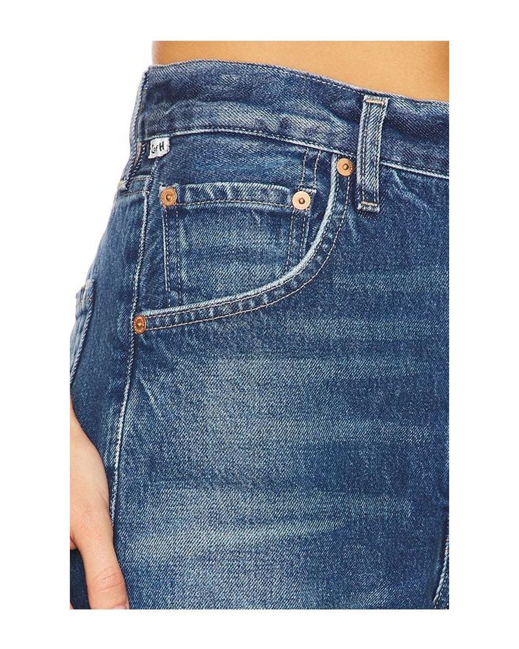 Citizens of Humanity Blue Petite Ayla Baggy Jeans