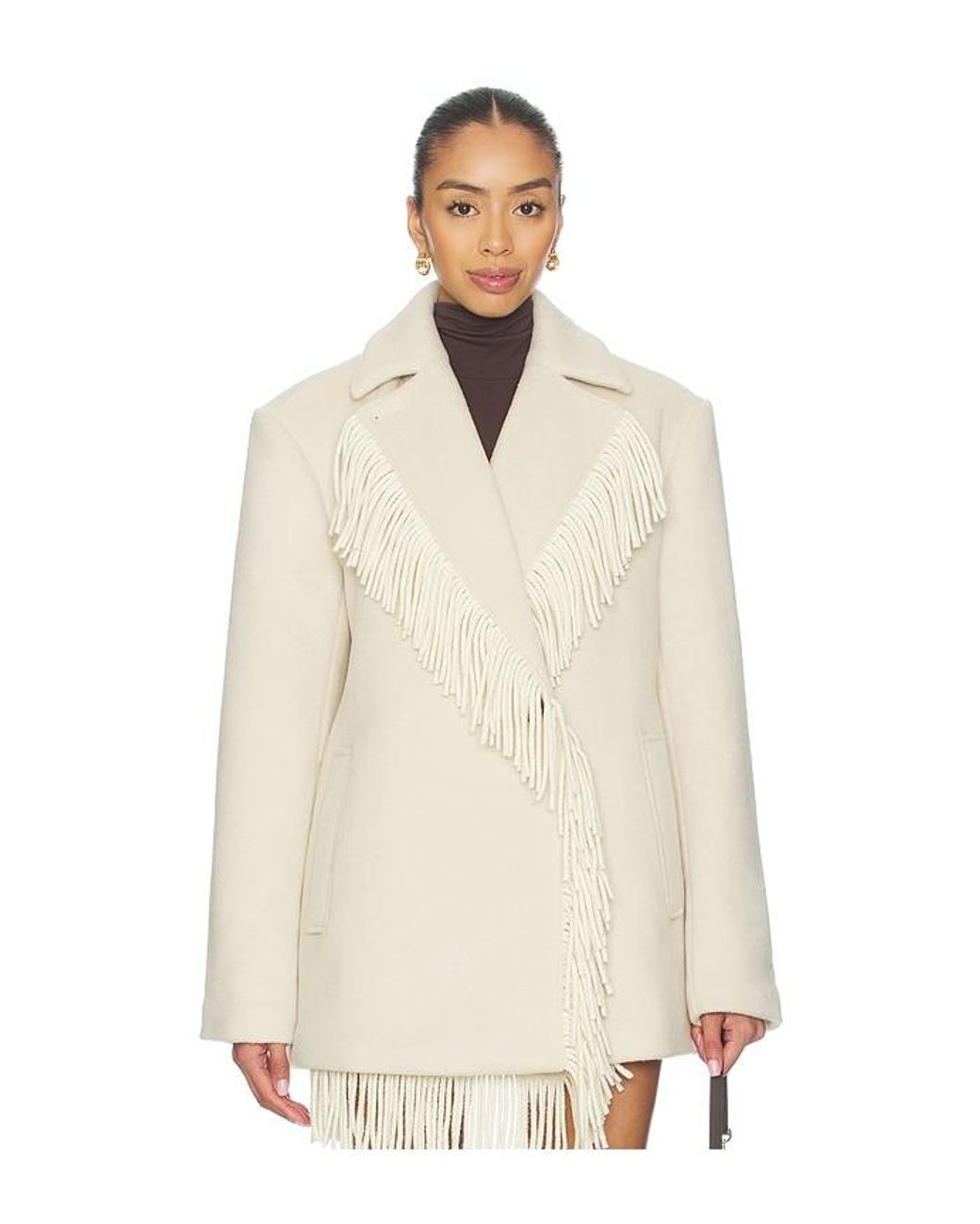 Lovers + Friends Natural Whitney Coat