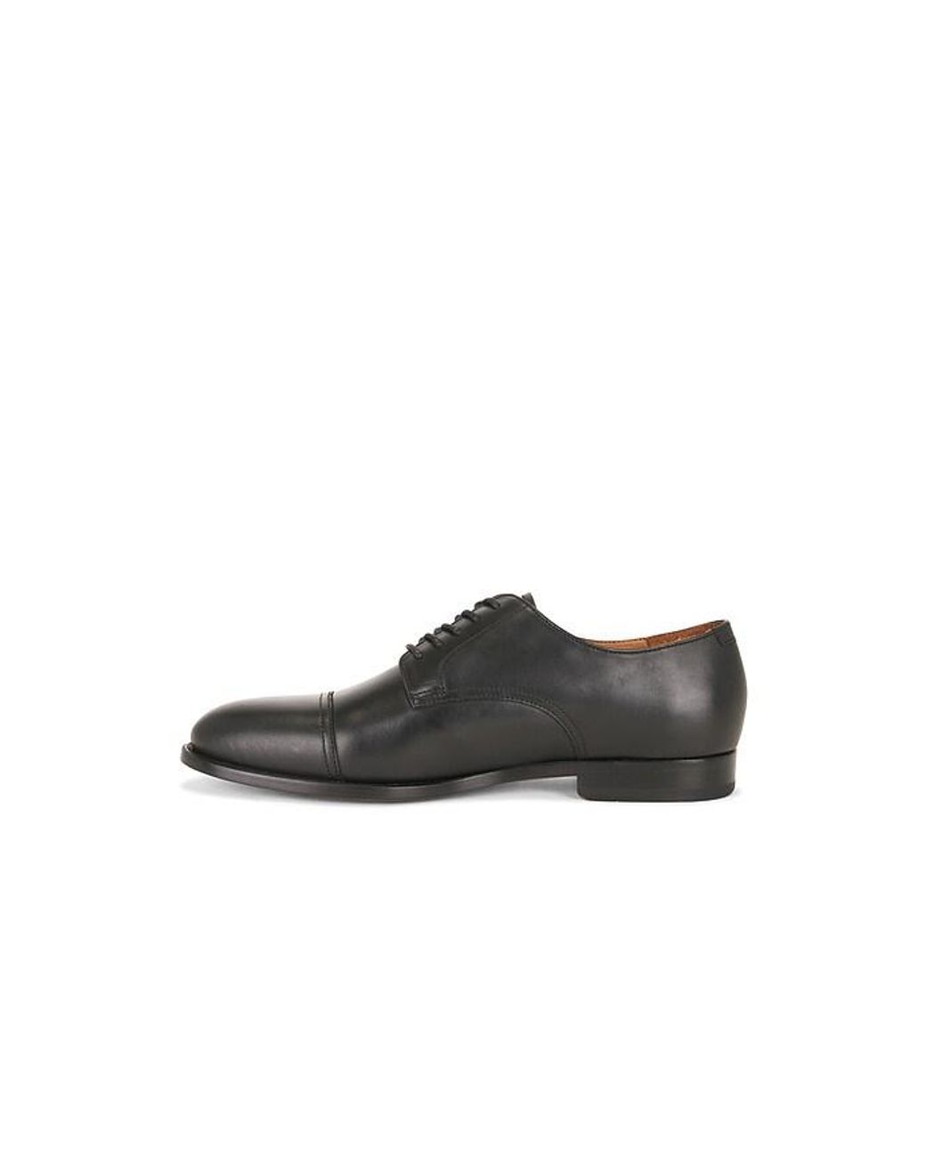 Polo Ralph Lauren Black Owen Leather Captoe Derby Dress Shoe for men