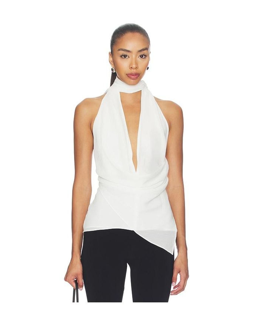 Lovers + Friends White Josephine Top