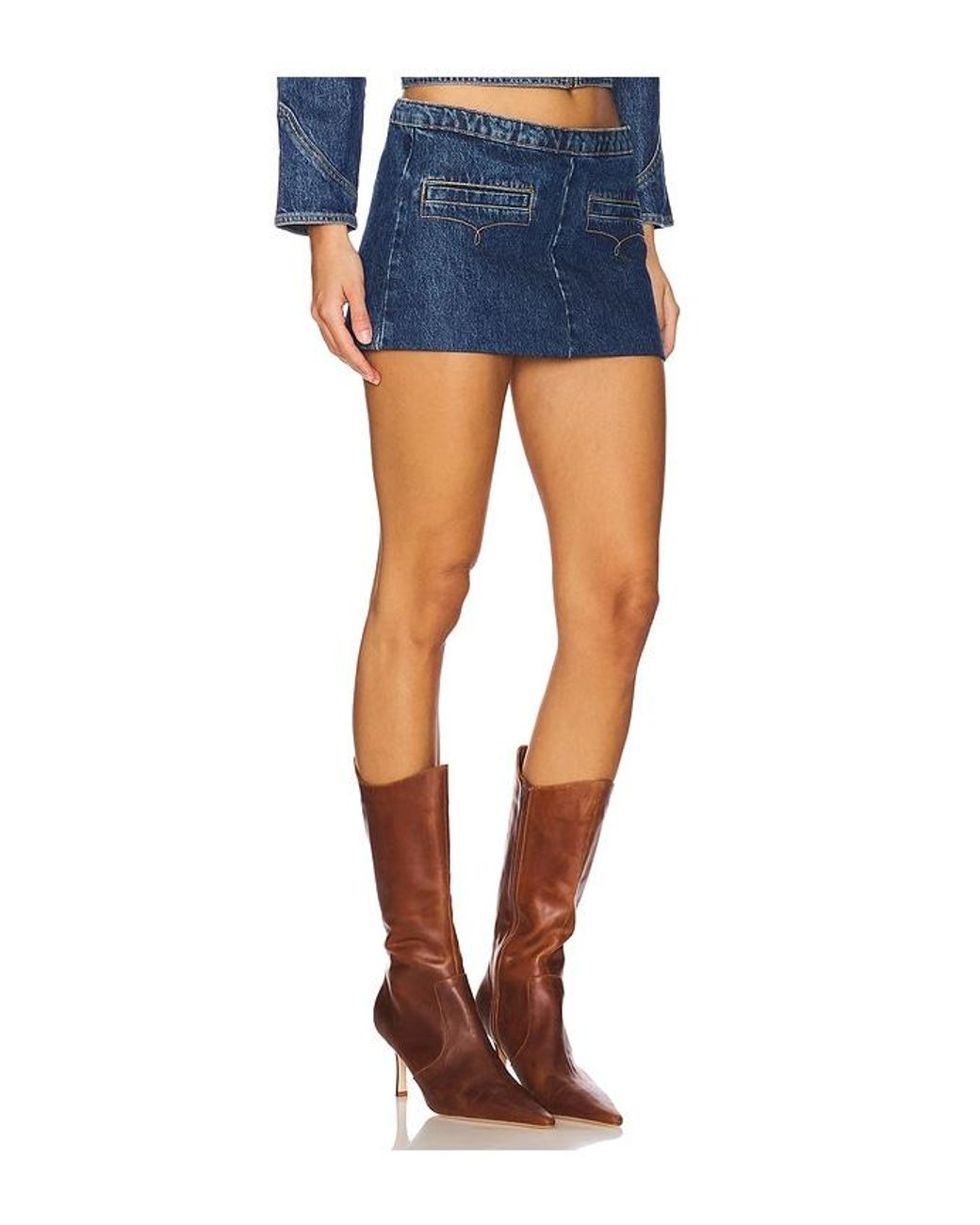 Urban Outfitters Blue Bandit Micro Mini Skirt