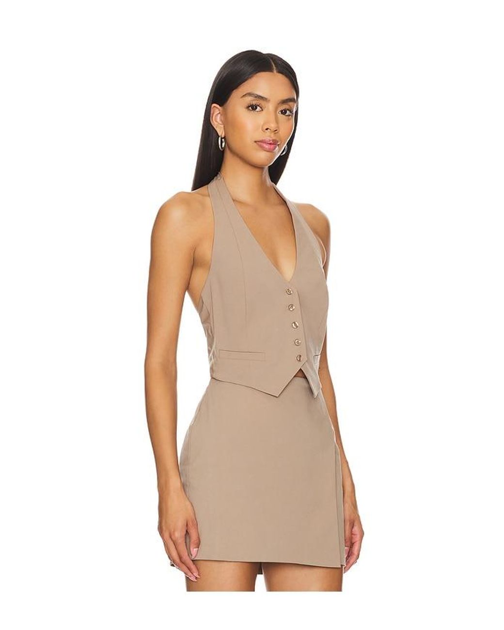 Chaleco En Color Bronce Talla (También En L, Xl) GOOD AMERICAN de color Multicolor