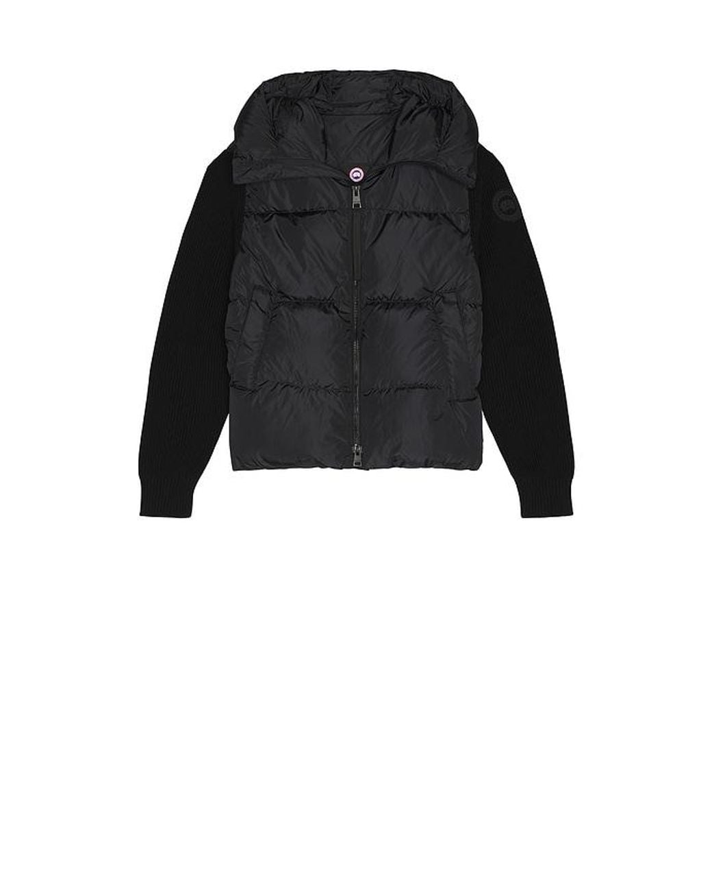 Canada Goose Black Hybridge Grove Knit Hoody for men