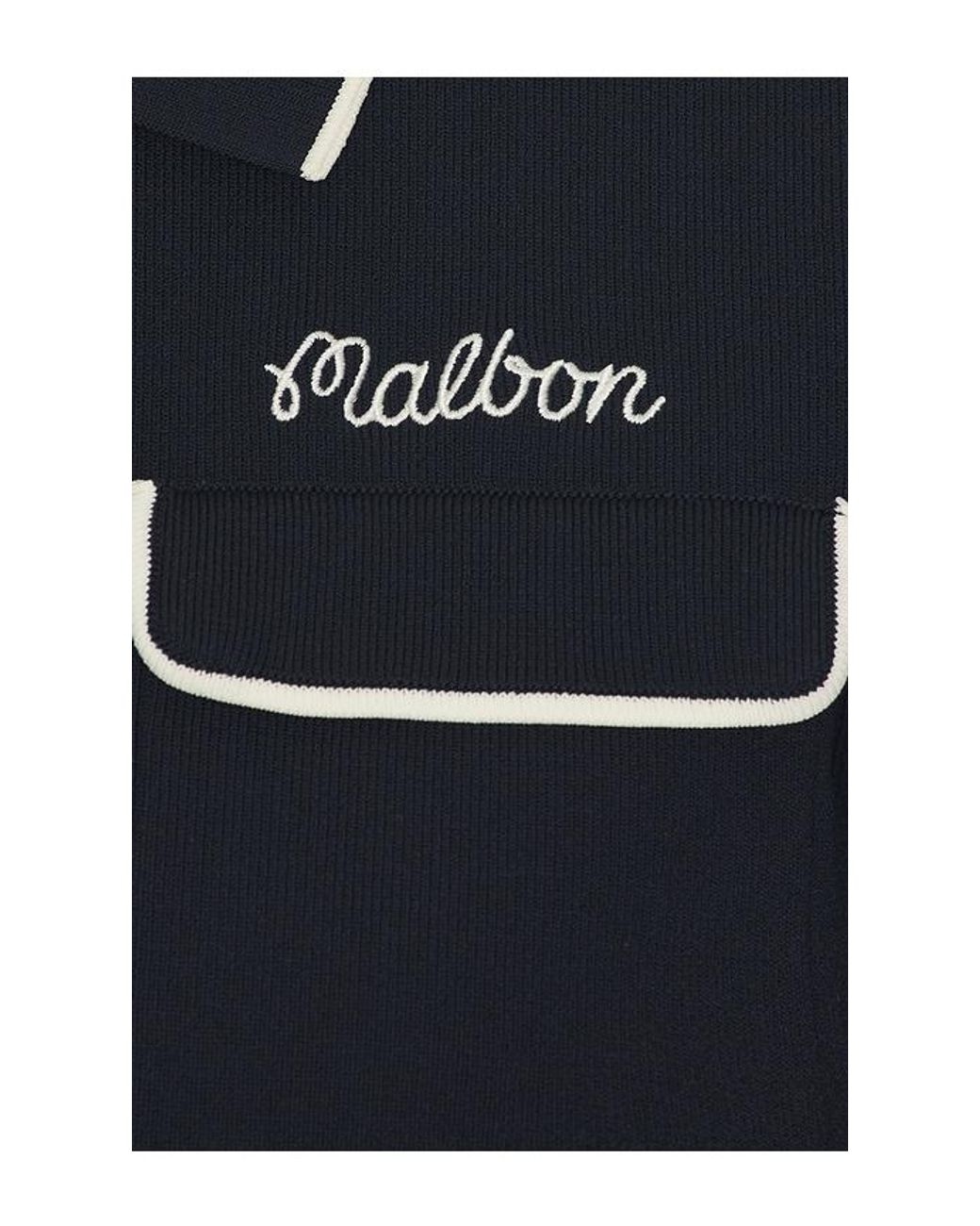 Malbon Blue Jacqueline Polo Top