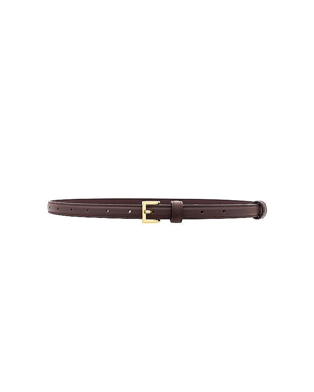 Shashi Brown Mia Skinny Belt