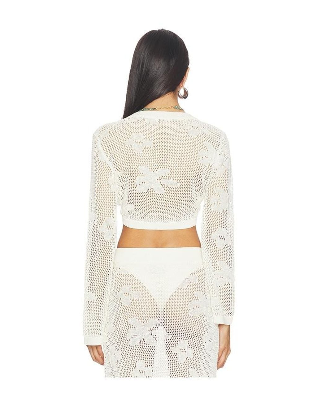 SNDY'S White Terra Reversible Top