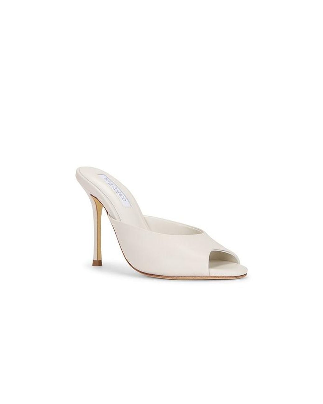Tony Bianco White Sandra Mule