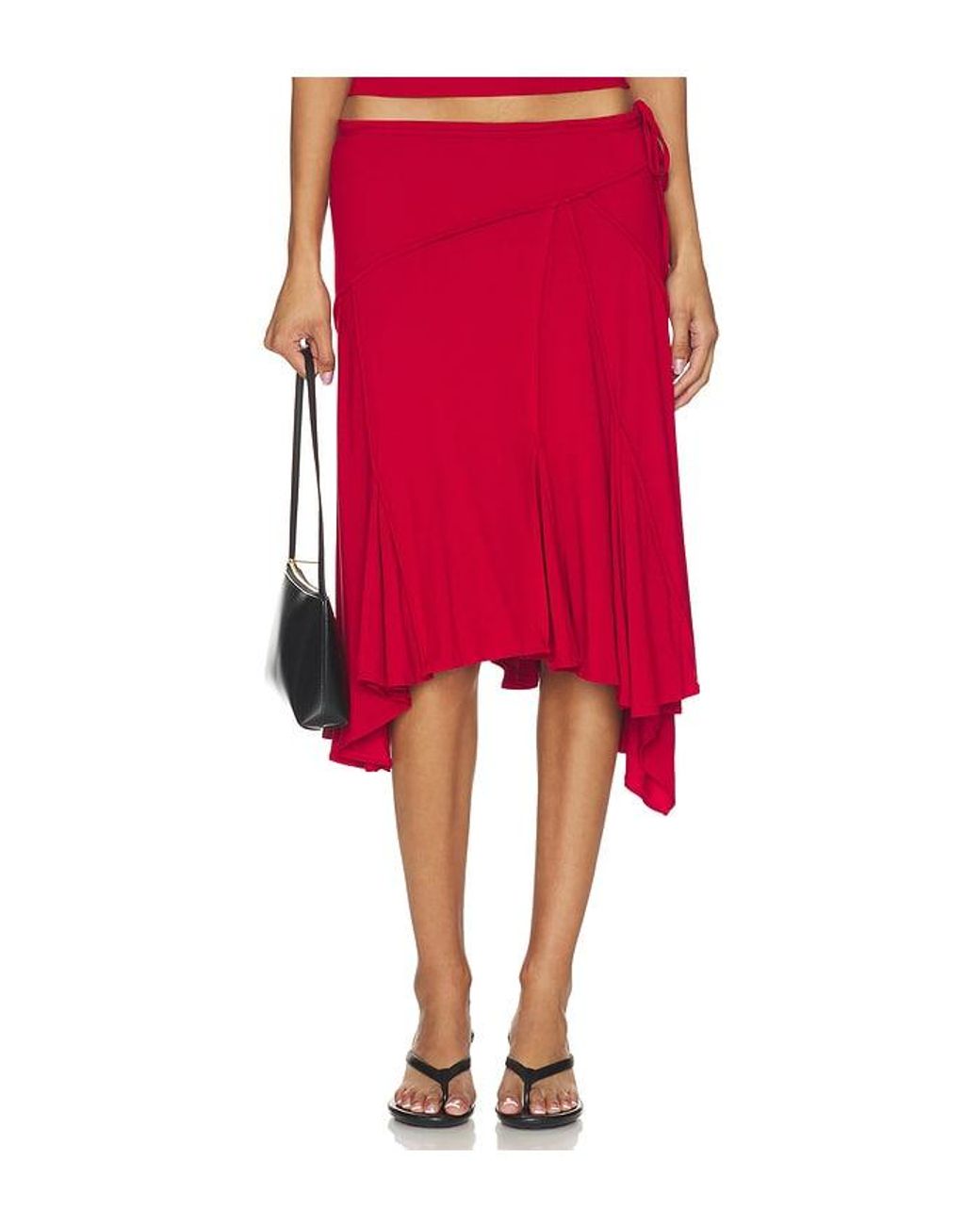 With Jean Red X Revolve Sharni Skirt
