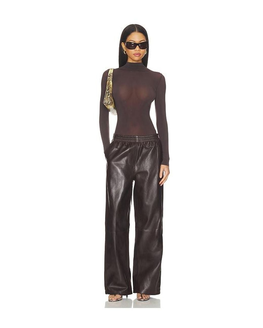 Jonathan Simkhai Black Corrine Pull On Pants