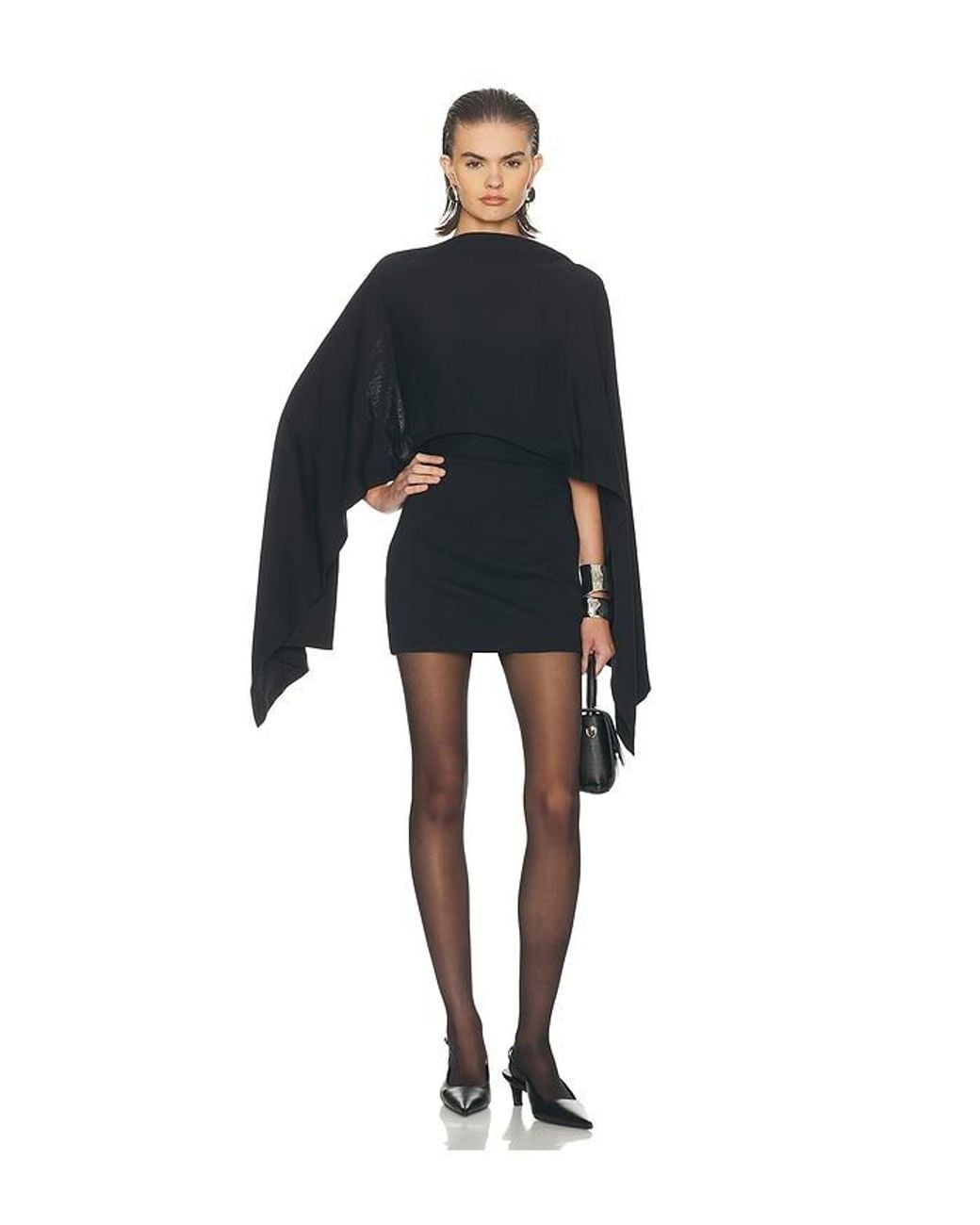 Helsa The Disco Mini Dress in Black | Lyst