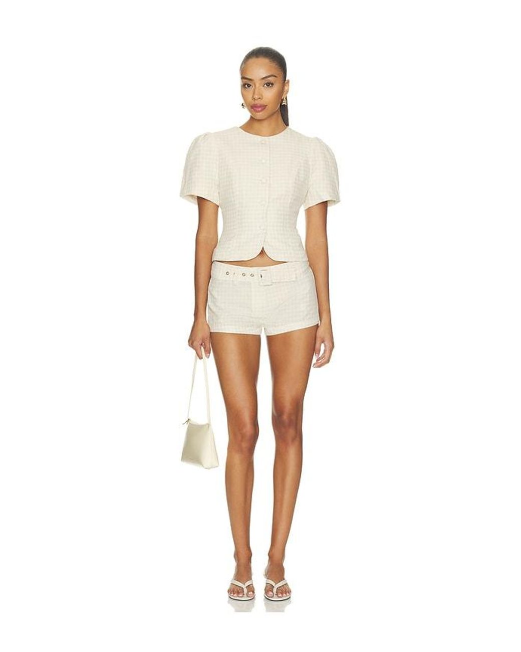 Lioness White Afterglow Mini Short