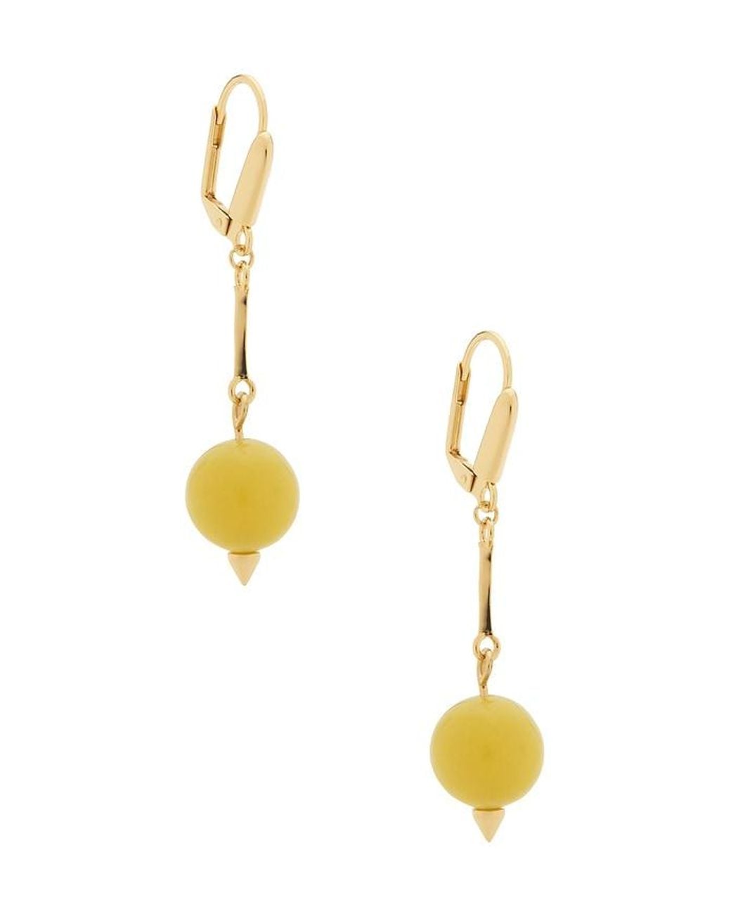 Eddie Borgo Green Eardrop Ohrringe Beaded Sphere