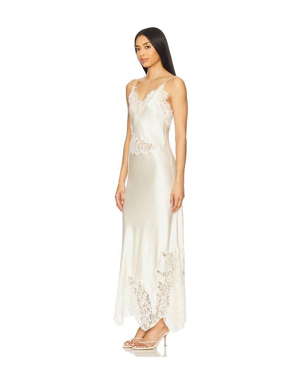 House of Harlow 1960 White X Revolve Waverly Midi Dress