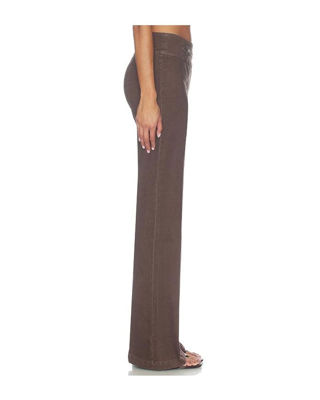 Amanda Uprichard Brown X Revolve Regency Pant