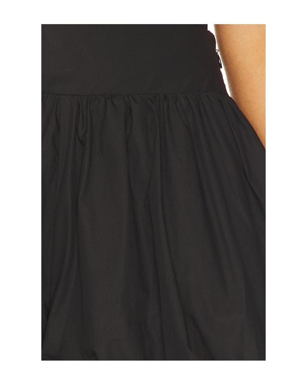 Susana Monaco Black Poplin Bubble Short