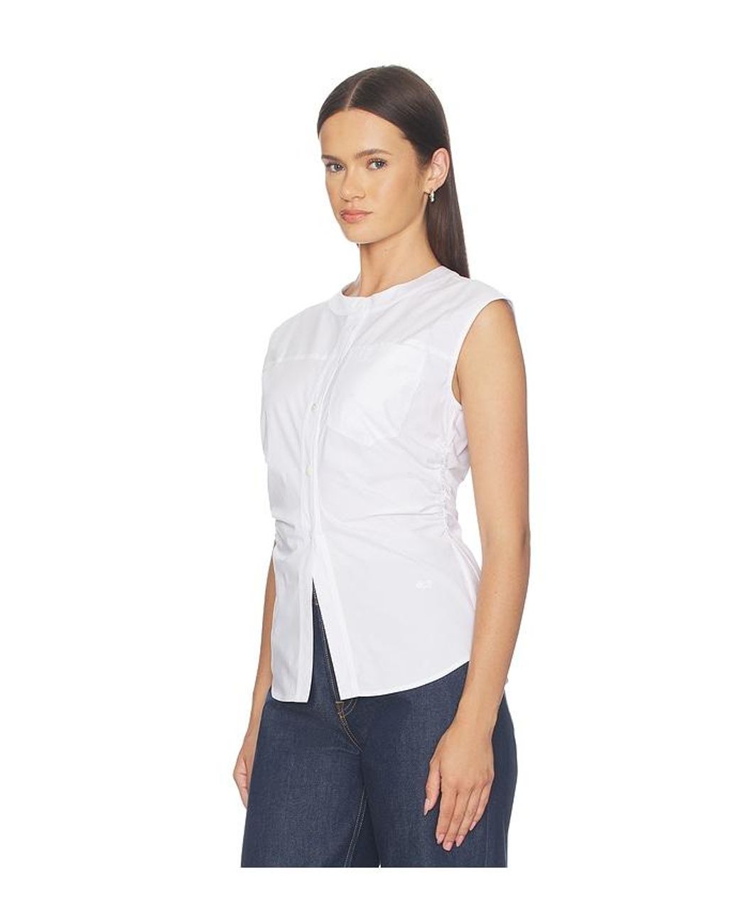 Veronica Beard White Harini Top