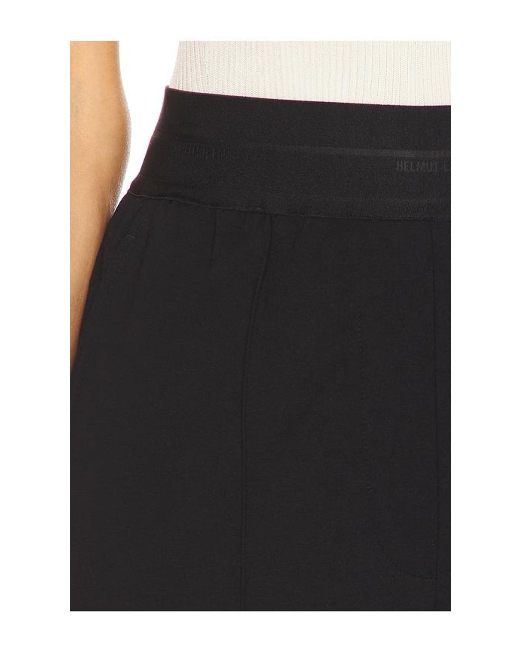 Helmut Lang Black Straight Trouser