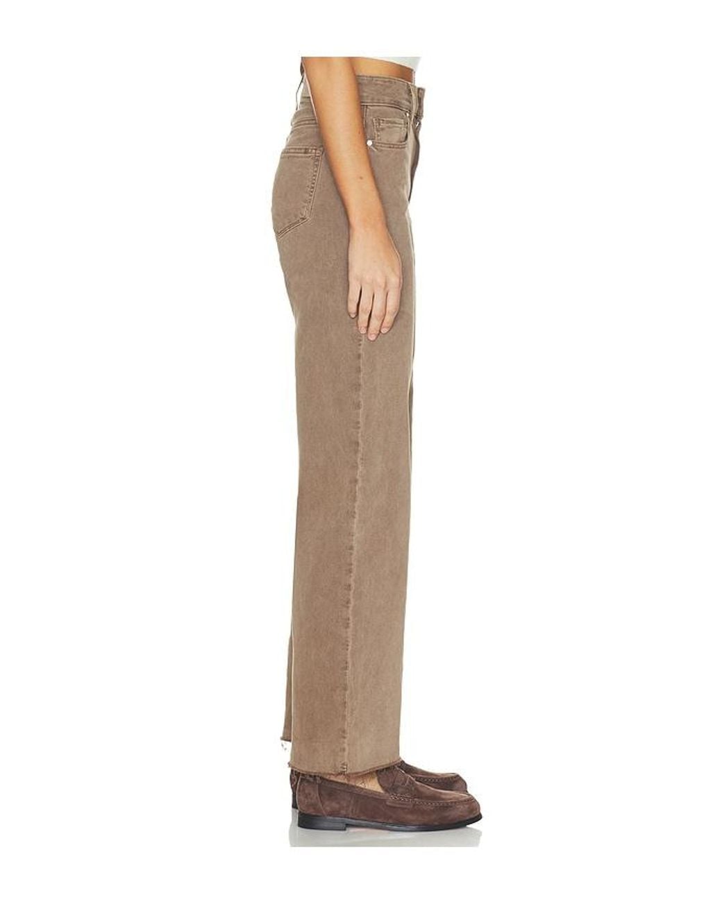 PAIGE Natural Anessa Wide Leg Jeans