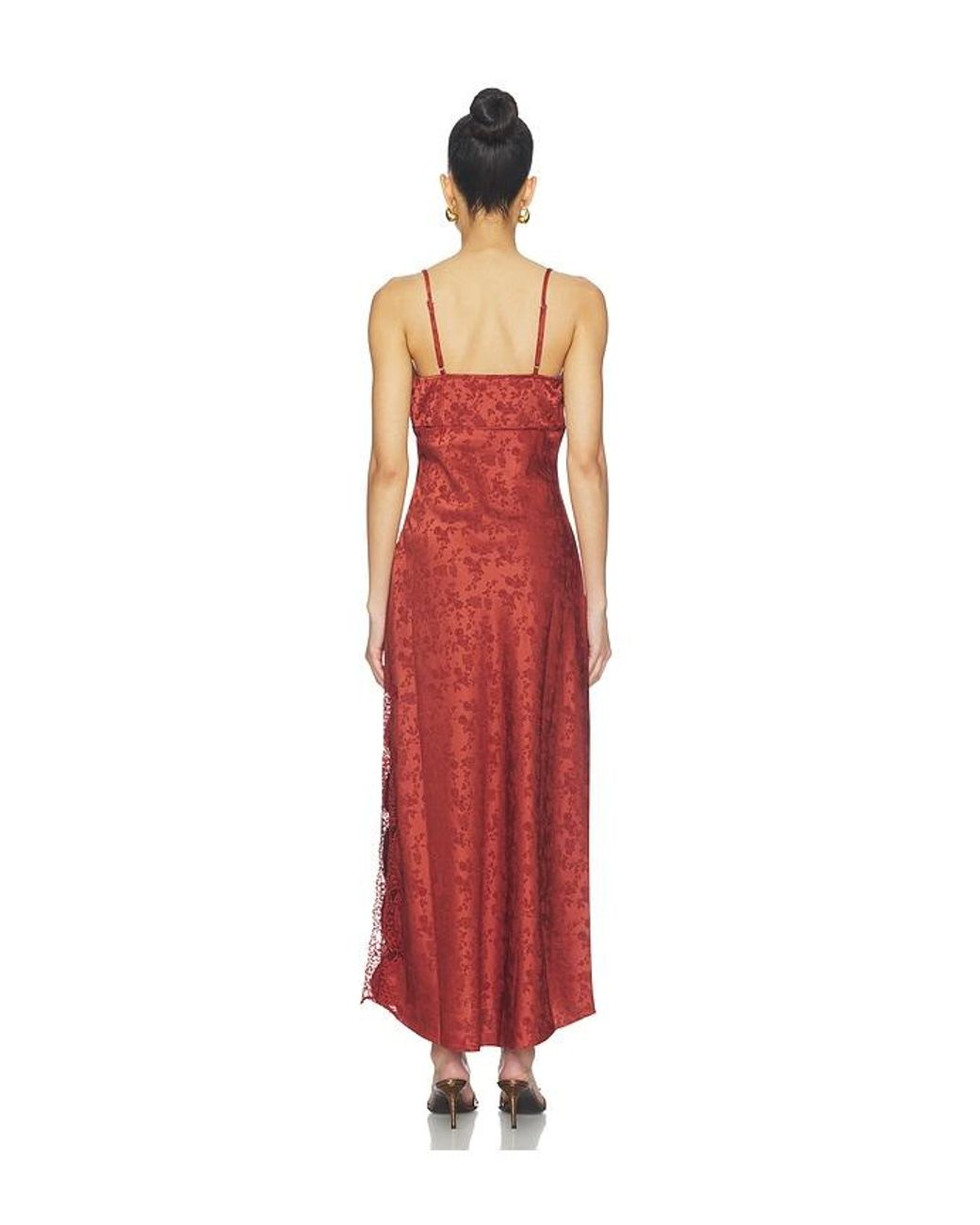 Astr Red Kristian Dress