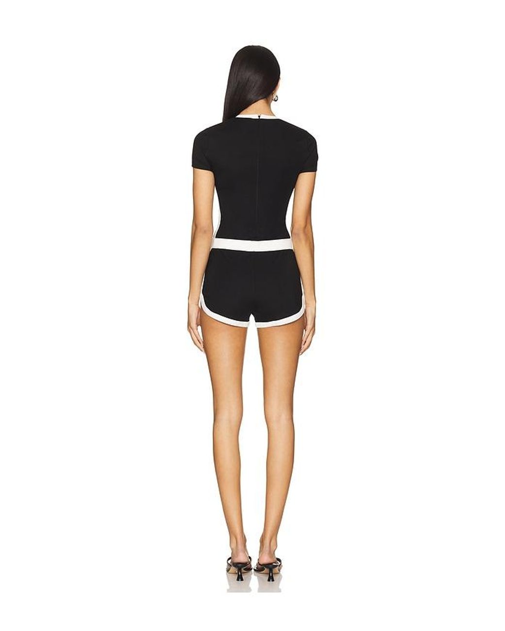 Lovers + Friends Black Calam Romper