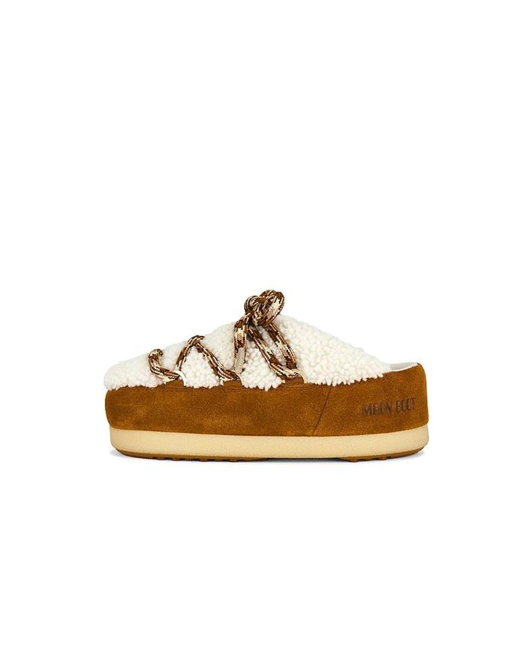 Moon Boot Metallic Pantolette Evx Shearling