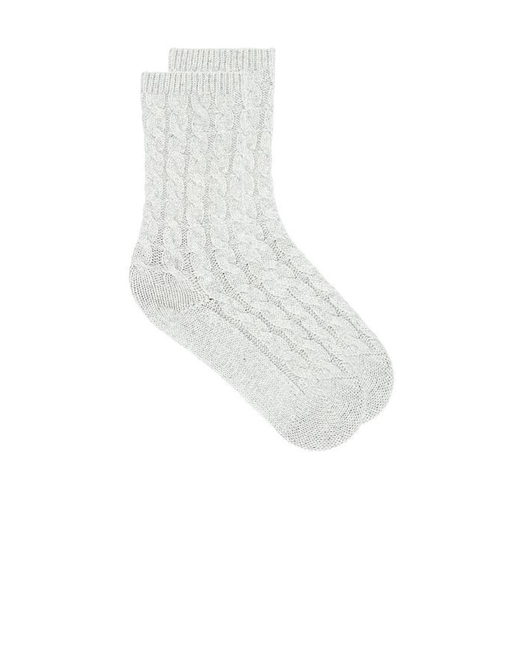 Eberjey White Cozy Socks