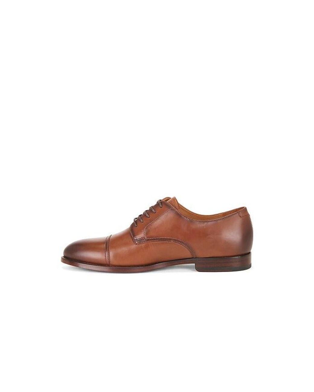Polo Ralph Lauren Brown Owen Leather Captoe Derby Dress Shoe for men