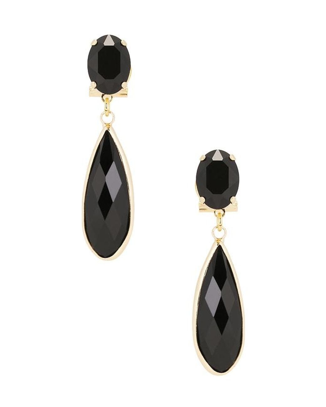 Anton Heunis Black Omega Clasp Mono Colour Drop