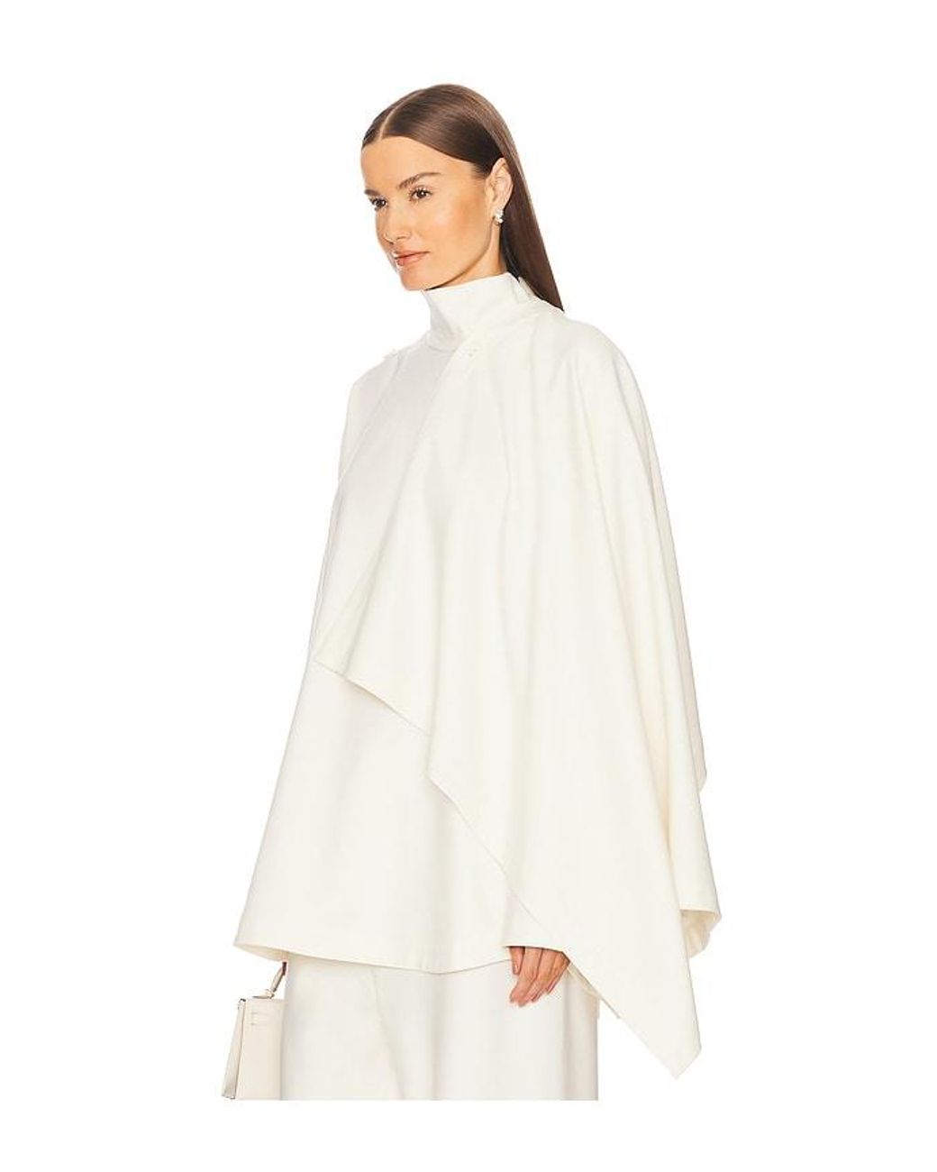 Helsa White The Detachable Scarf Top