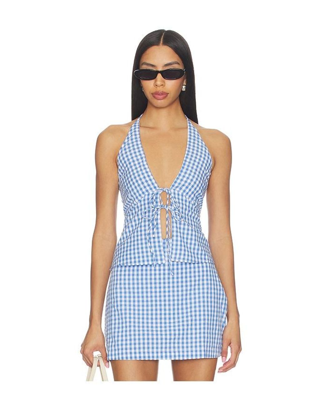 LSPACE Blue April Top