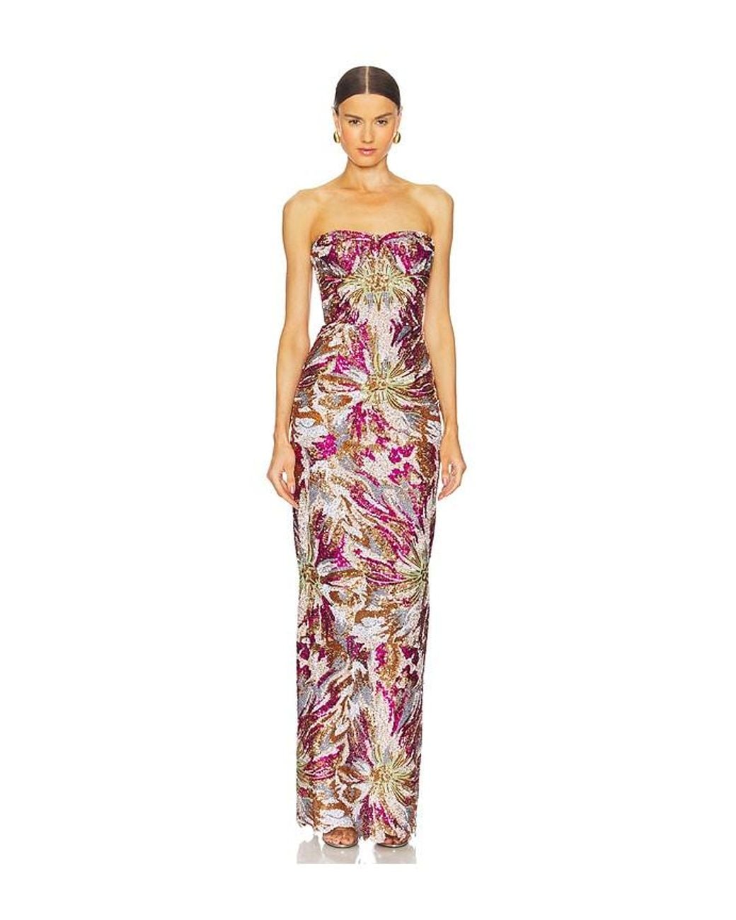 Bronx and Banco White Dahlia Maxi Dress