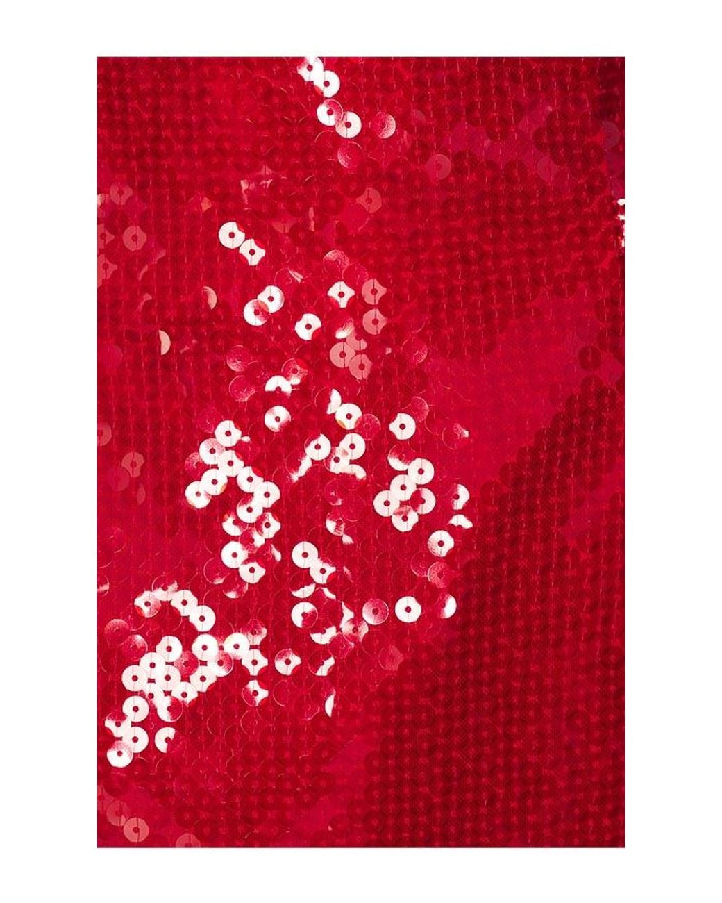 Bardot Red Nevelle Sequin Halter Dress